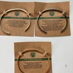 Rose gold MantraBand "Have courage..."